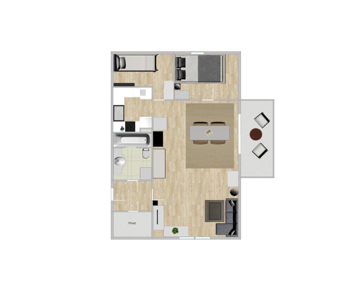 60 Ferienwohnung 'Inselglück'